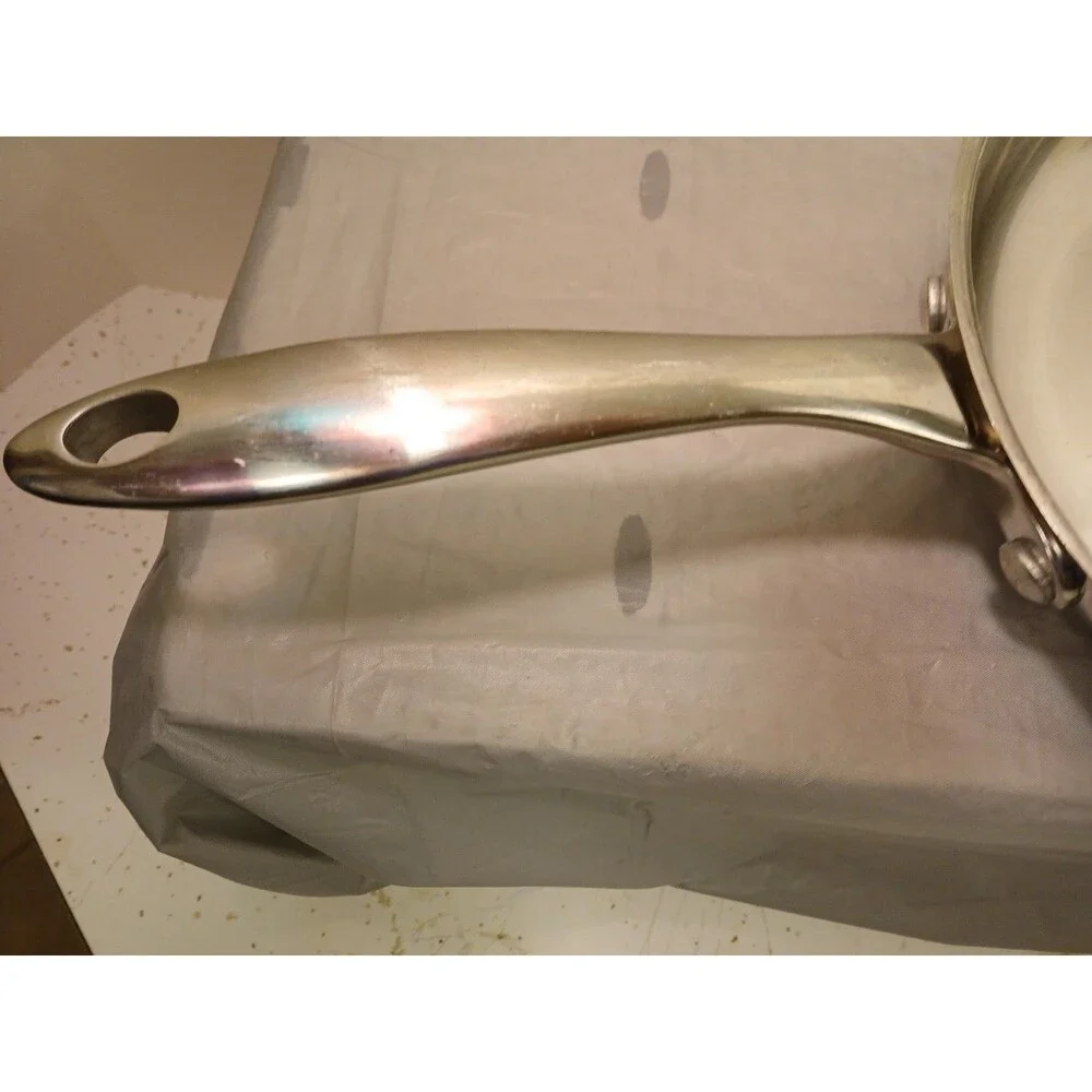 Wolfgang Puck Cafe Collection 8 Inch Omelet Pan/Sauté  Skillet Stainless Steel